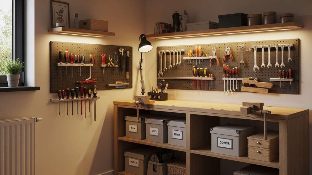 Идеи для компактного хранения инструментов дома