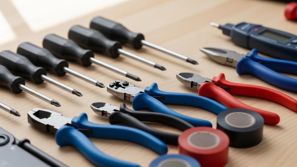 Основные инструменты для электромонтажных работ