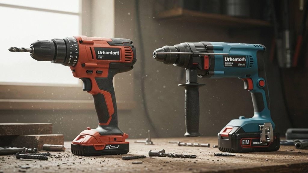 Разница между дрелью и перфоратором — что выбрать