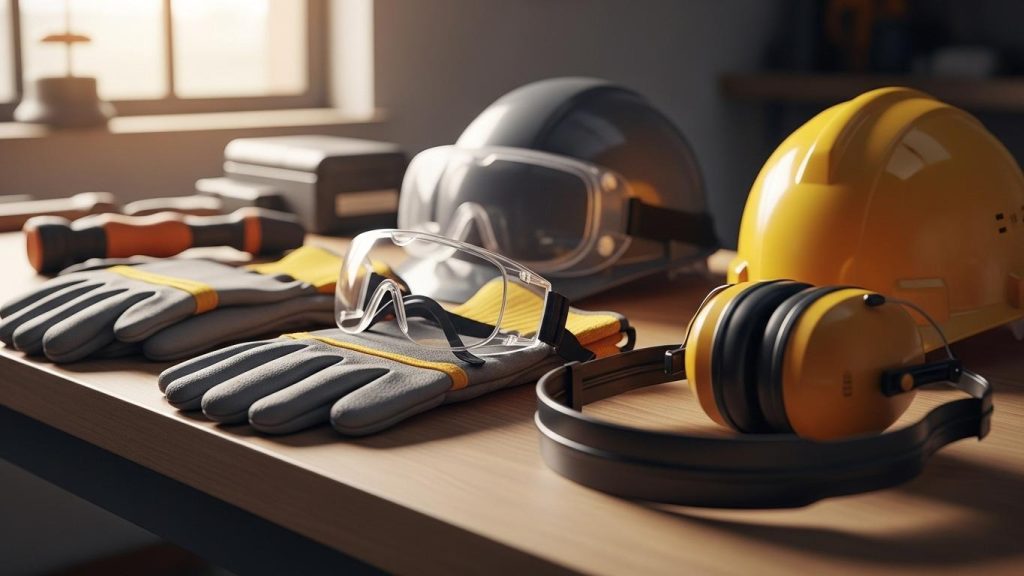 Средства защиты при работе с инструментом